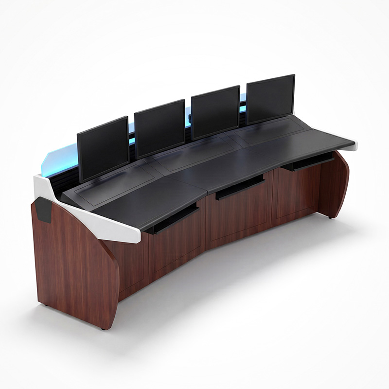 溫潤科技·雅致中樞：木紋系列中控室操作臺，詮釋人文與效率的平衡美學(xué)
